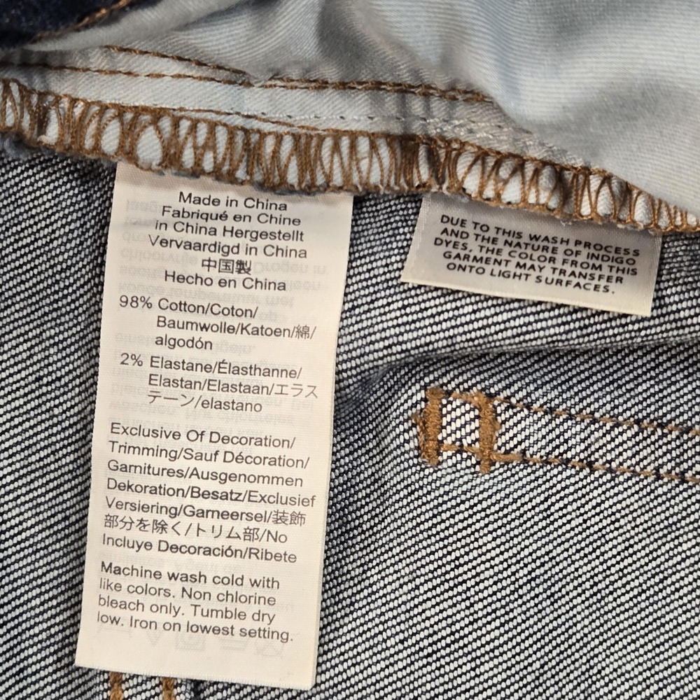 Madewell The Perfect Vintage Jeans Womens 27 Blue High Rise Straight Button Fly - Picture 11 of 15